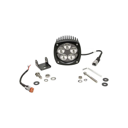Tiger Lights Case-Cat-Gehl-Deere-Komatsu-Mustang Semi-Round LED Spot Work Light | 4.5-In.