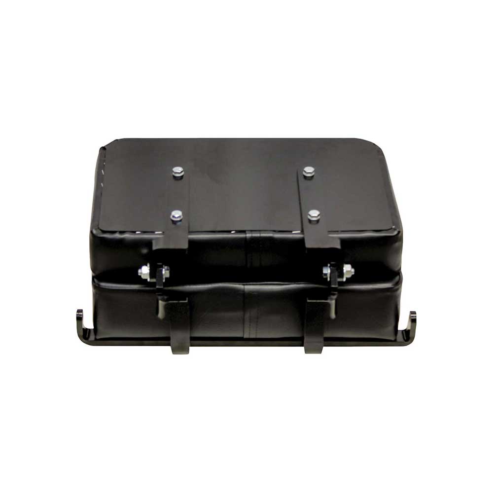 Uni Pro Universal Forklift Seat Top Assembly | With Unattached Slide Rails | Black Vinyl