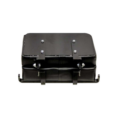 Uni Pro Universal Forklift Seat Top Assembly | With Unattached Slide Rails | Black Vinyl