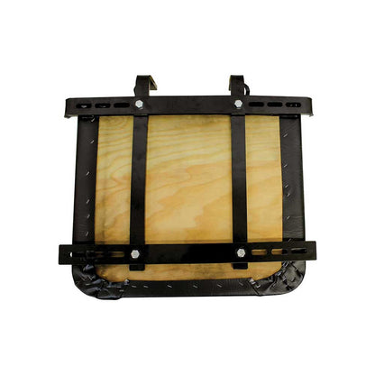 Uni Pro Universal Forklift Seat Top Assembly | With Unattached Slide Rails | Black Vinyl