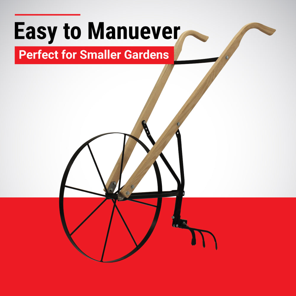 Maxim High Wheel Plow | 24-In. | Wood Handles