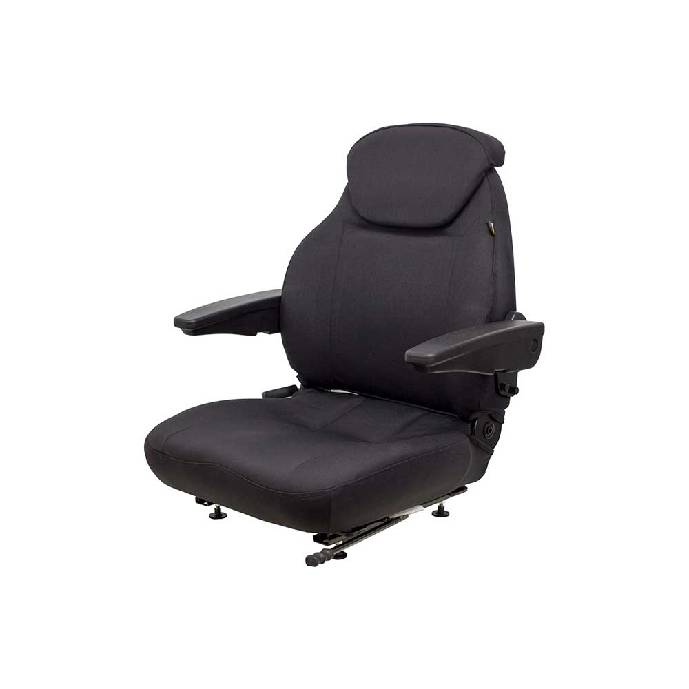 Uni Pro 440 Seat Top Assembly | With Armrests | Black Fabric
