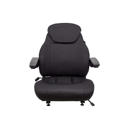 Uni Pro 440 Seat Top Assembly | With Armrests | Black Fabric