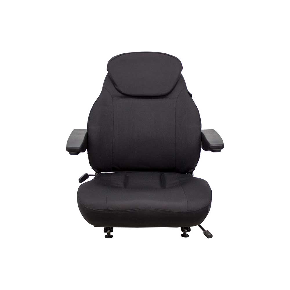 Uni Pro 440 Seat Top Assembly | With Armrests | Black Fabric