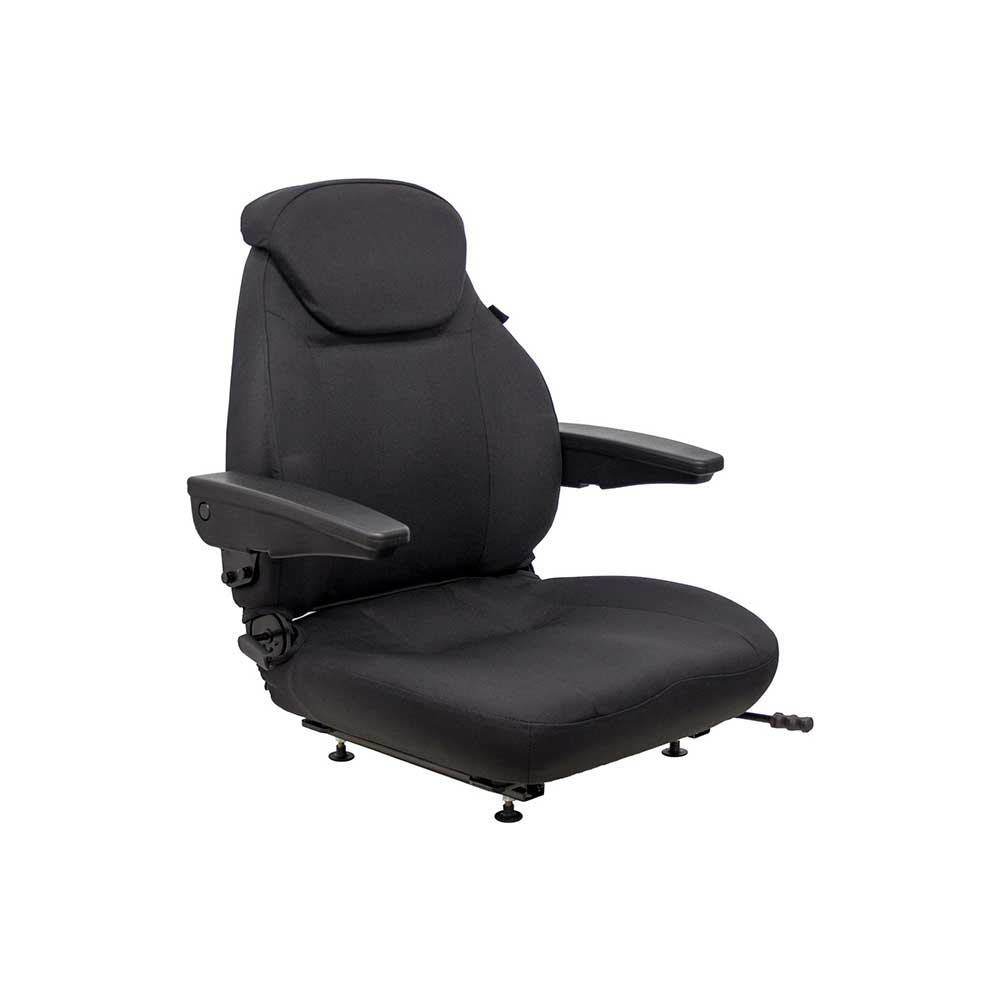Uni Pro 440 Seat Top Assembly | With Armrests | Black Fabric