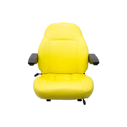 Uni Pro 441 Seat Top Assembly | With Armrests | Yellow Vinyl