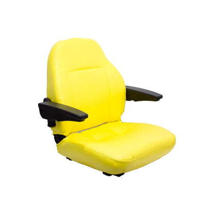 Uni Pro 441 Seat Top Assembly | With Armrests | Yellow Vinyl