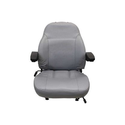 Uni Pro 441 Seat Top Assembly | With Armrests | Gray Vinyl
