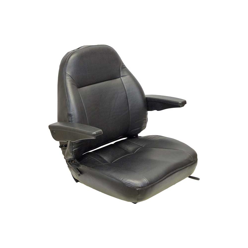 Uni Pro 441 Seat Top Assembly | With Armrests | Black Vinyl