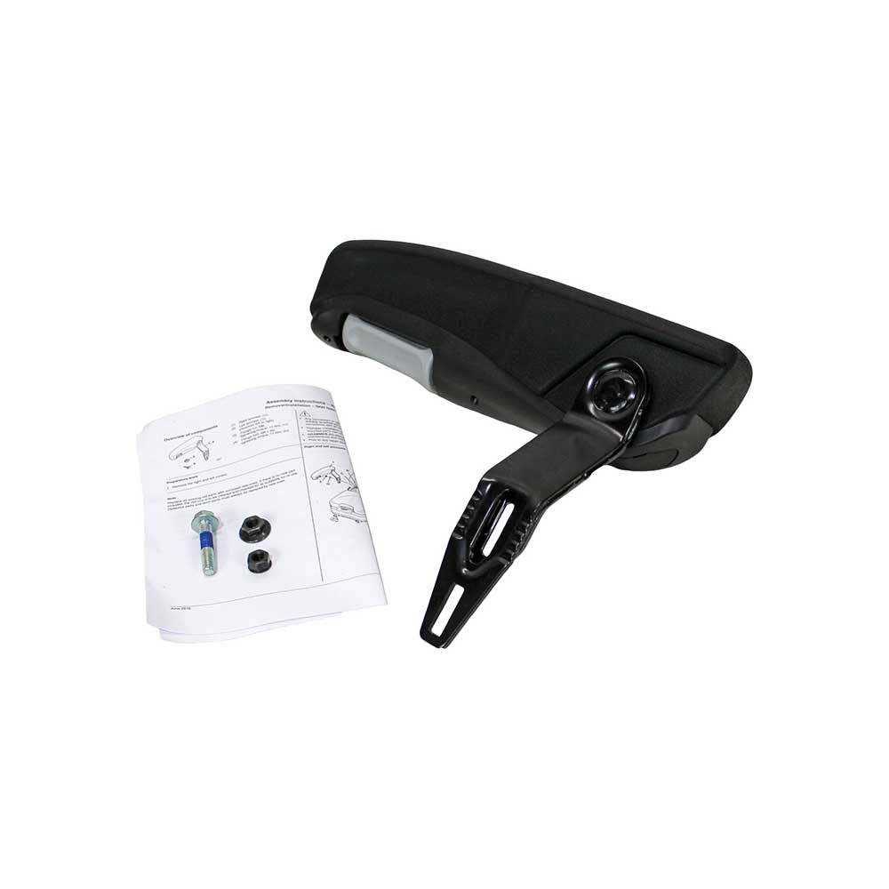 Uni Pro Armrest | Fits 136 or Grammer 531 Seat | Black Dura-Tex Molded | Right-Hand