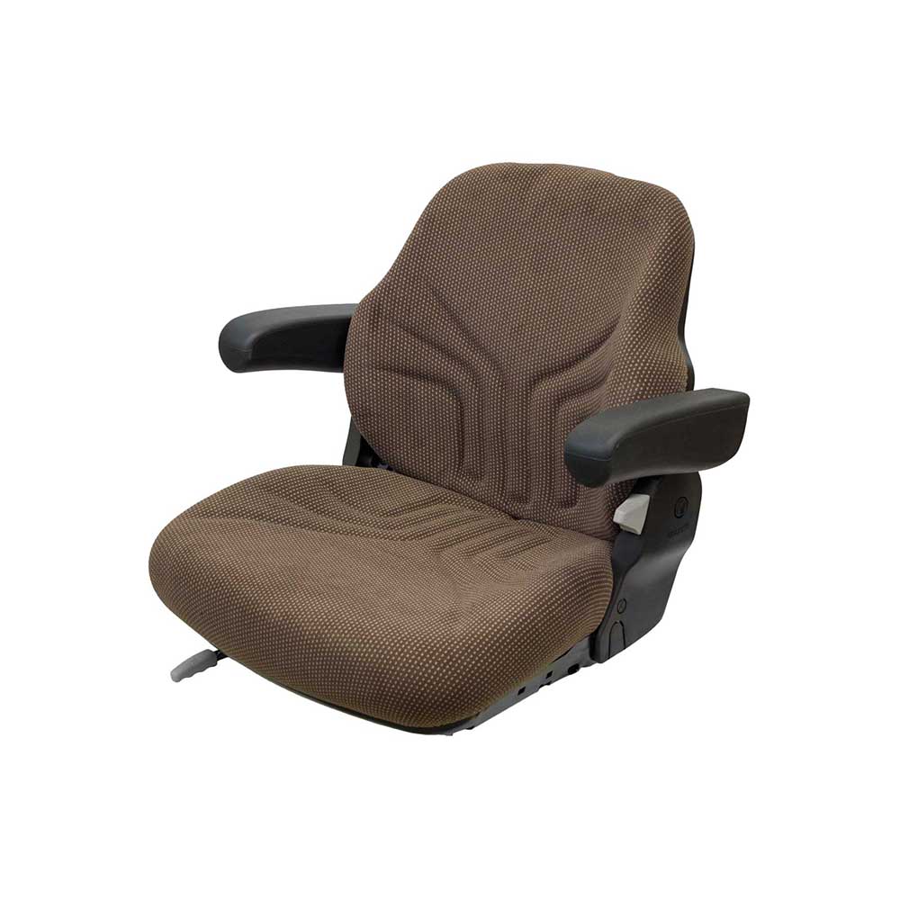 Grammer | 731 | Seat Top | OPS Ready | Armrests | Brown Fabric | 8312