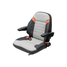 Uni Pro 461 Seat Top Assembly | Original Pattern | Black/Gray Vinyl