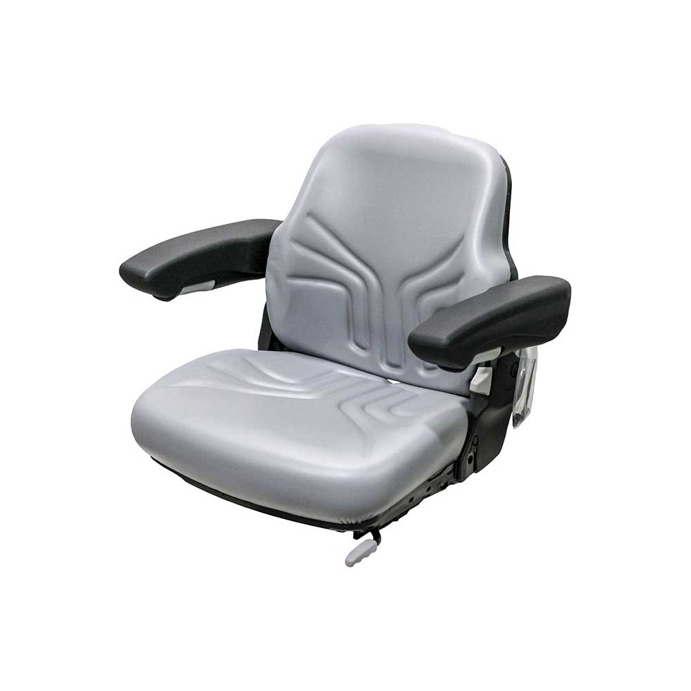 Uni Pro 731 Seat Top Assembly | With Armrests | Gray Vinyl