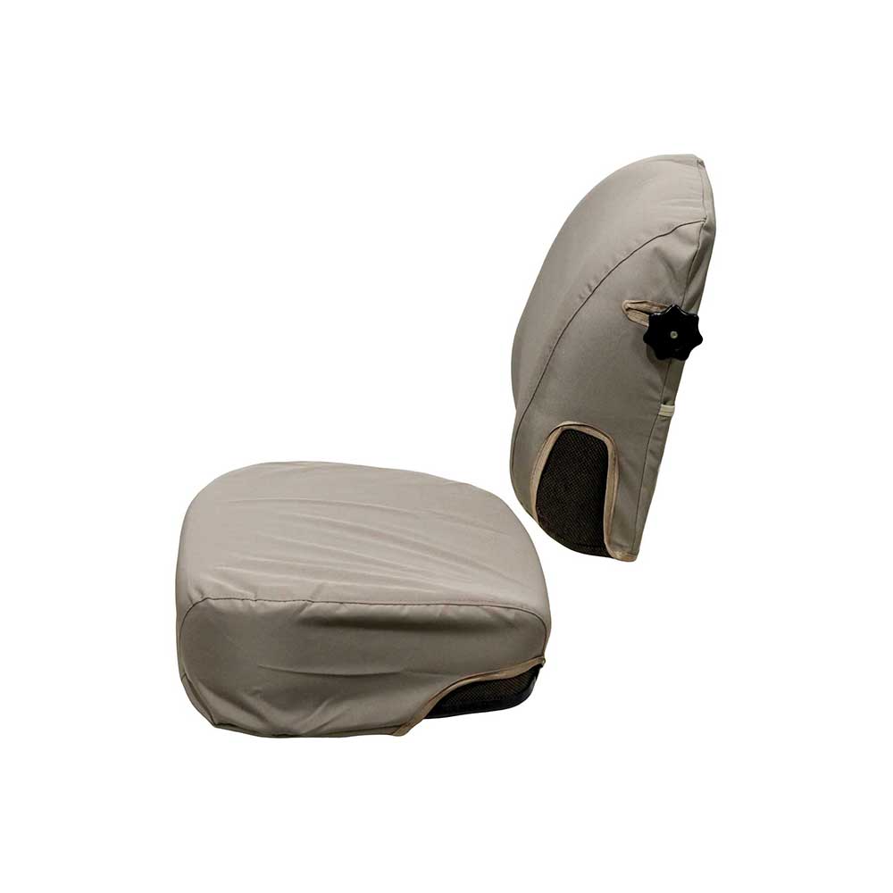 Uni Pro Seat + Backrest Cover Kit for John Deere Personal Posture Seats | Brown Endura Fabric