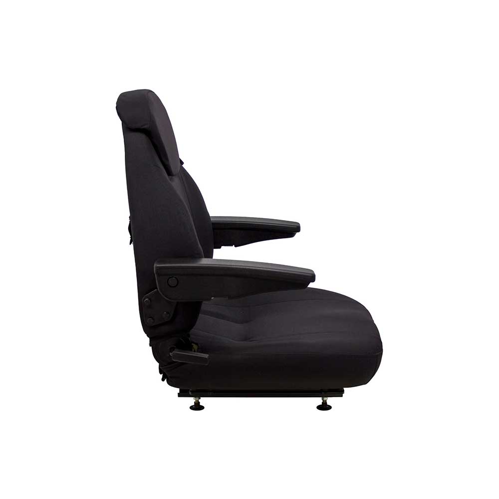 Uni Pro 440 Seat Top Assembly | With Armrests | Black Fabric
