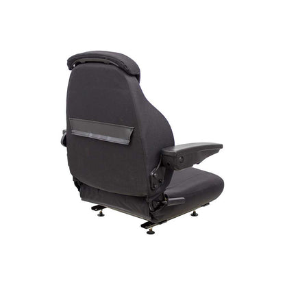 Uni Pro 440 Seat Top Assembly | With Armrests | Black Fabric