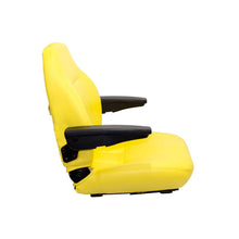 Uni Pro 441 Seat Top Assembly | With Armrests | Yellow Vinyl