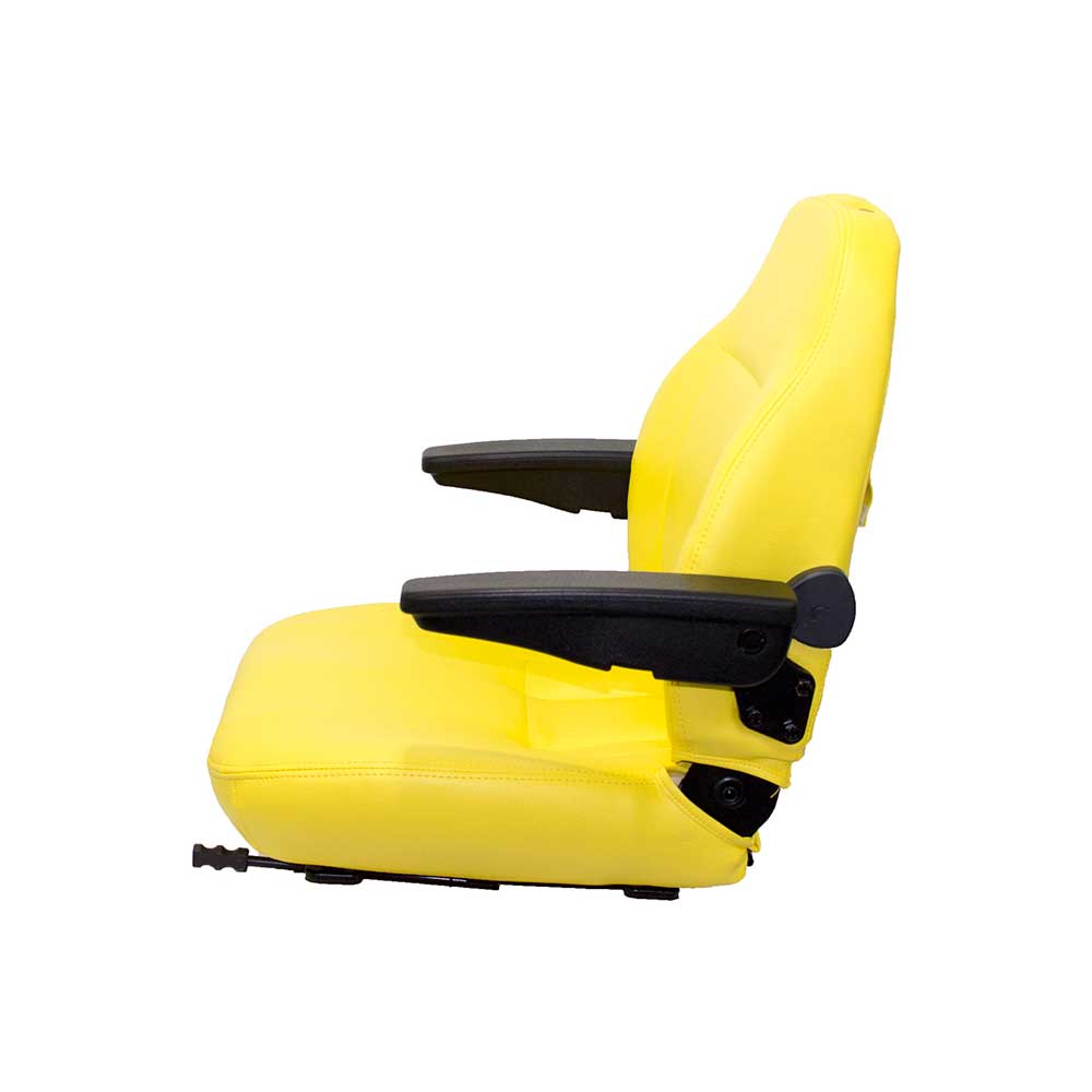 Uni Pro 441 Seat Top Assembly | With Armrests | Yellow Vinyl