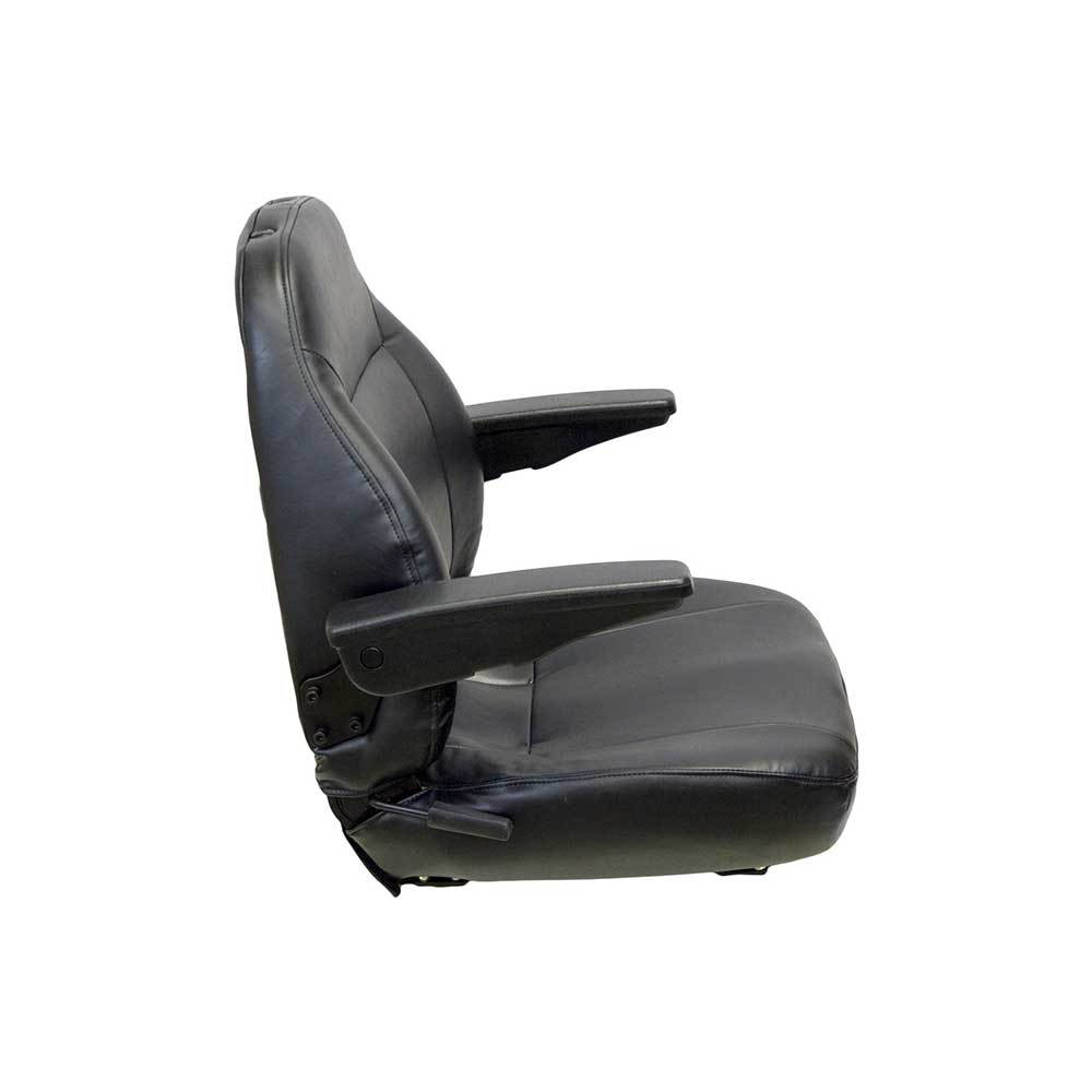 Uni Pro 441 Seat Top Assembly | With Armrests | Black Vinyl