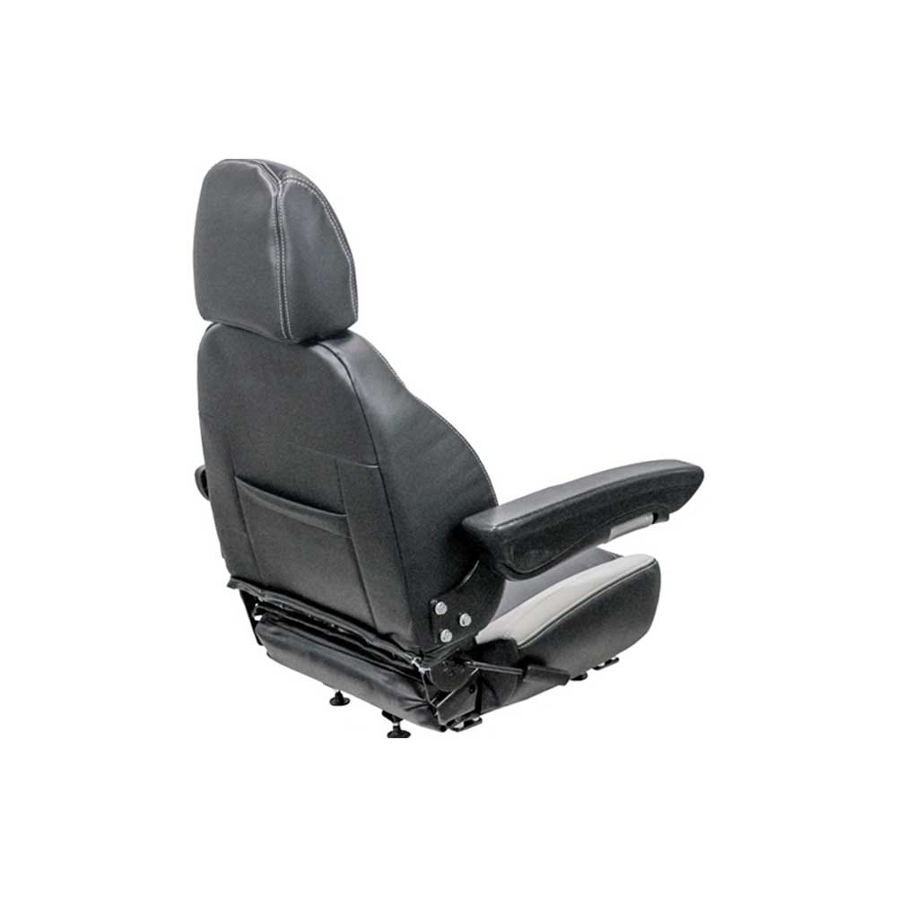 Uni Pro 445 Seat Top Assembly | Black/Gray Vinyl