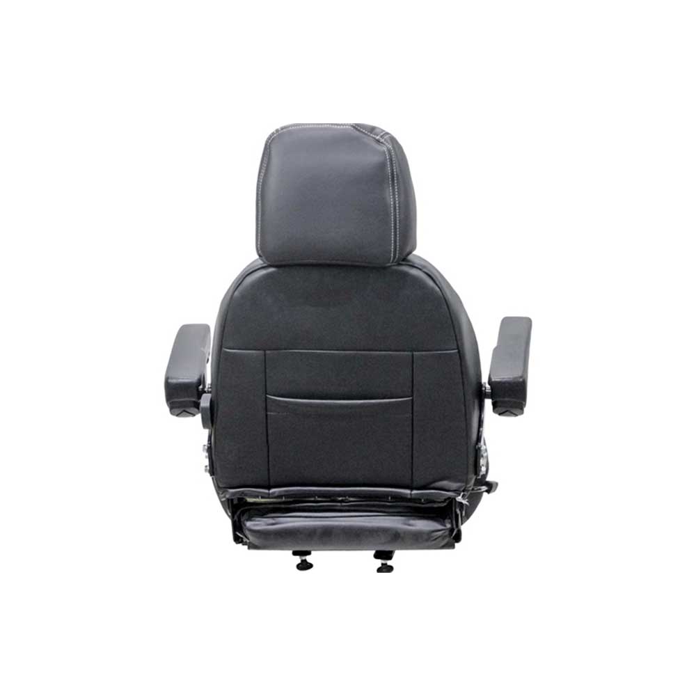 Uni Pro 445 Seat Top Assembly | Black/Gray Vinyl