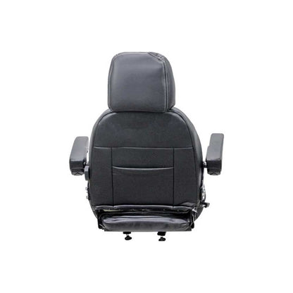 Uni Pro 445 Seat Top Assembly | Black/Gray Vinyl