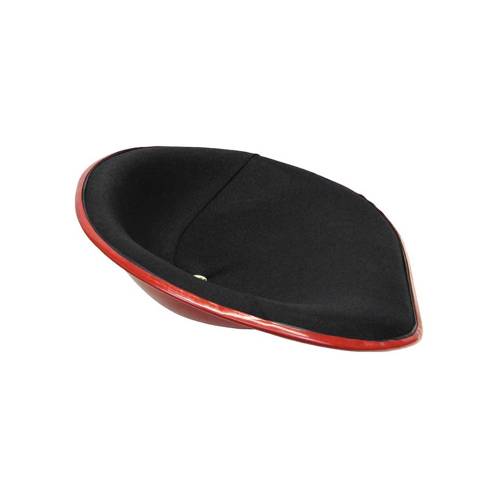 Uni Pro International Harvester HM Pan Seat | 4-Bolt Mount Pattern & Brass Ring | Black Canvas