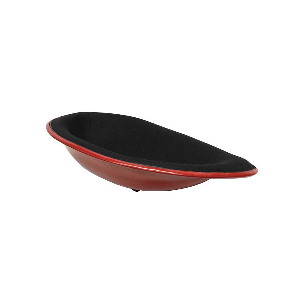 Uni Pro International Harvester HM Pan Seat | 4-Bolt Mount Pattern & Brass Ring | Black Canvas