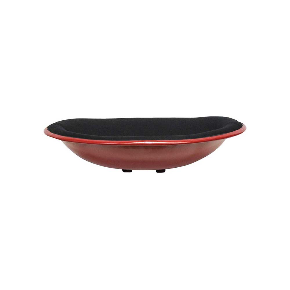Uni Pro International Harvester HM Pan Seat | 4-Bolt Mount Pattern & Brass Ring | Black Canvas