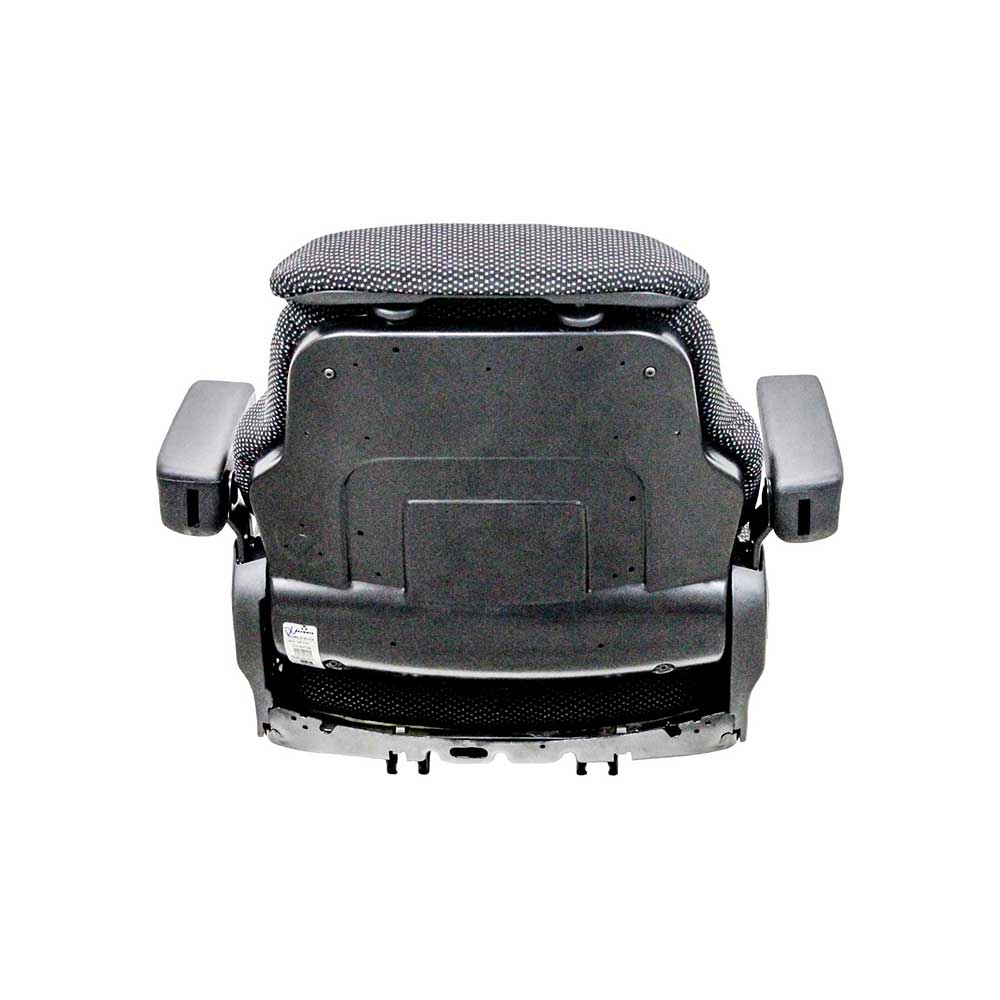 Uni Pro 731 Seat Top Assembly | With Armrests | Black/Gray Fabric