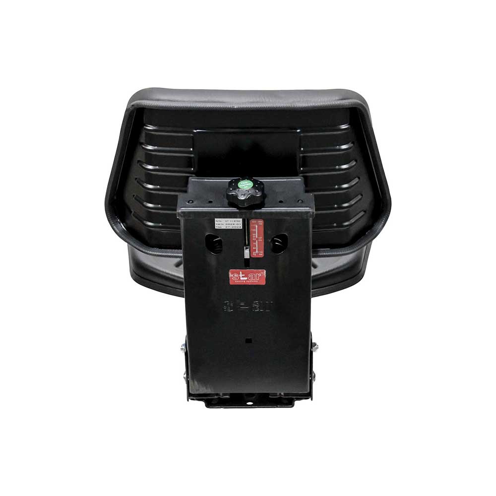 Uni Pro 355 Utility Mechanical Suspension Seat | Black Vinyl