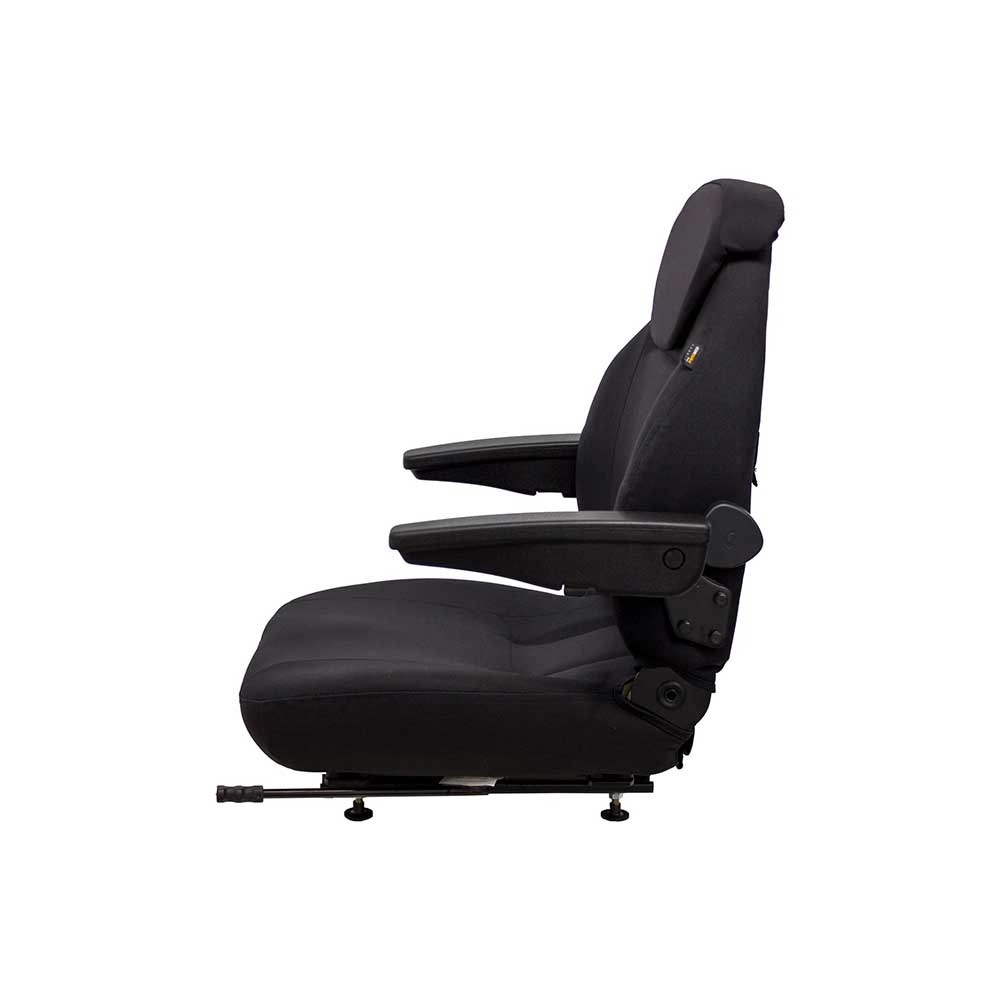 Uni Pro 440 Seat Top Assembly | With Armrests | Black Fabric