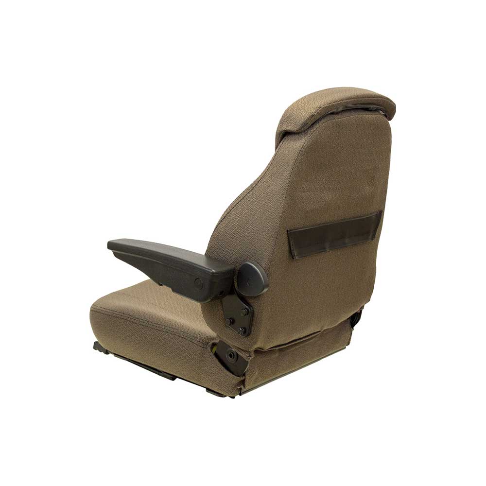 Uni Pro 440 Seat Top Assembly | With Armrests | Brown Fabric