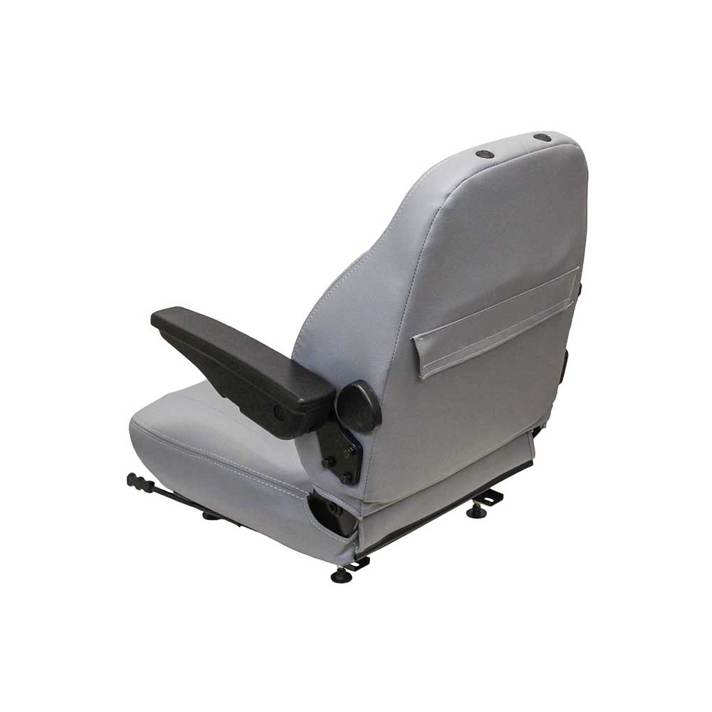 Uni Pro 441 Seat Top Assembly | With Armrests | Gray Vinyl