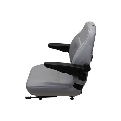 Uni Pro 441 Seat Top Assembly | With Armrests | Gray Vinyl