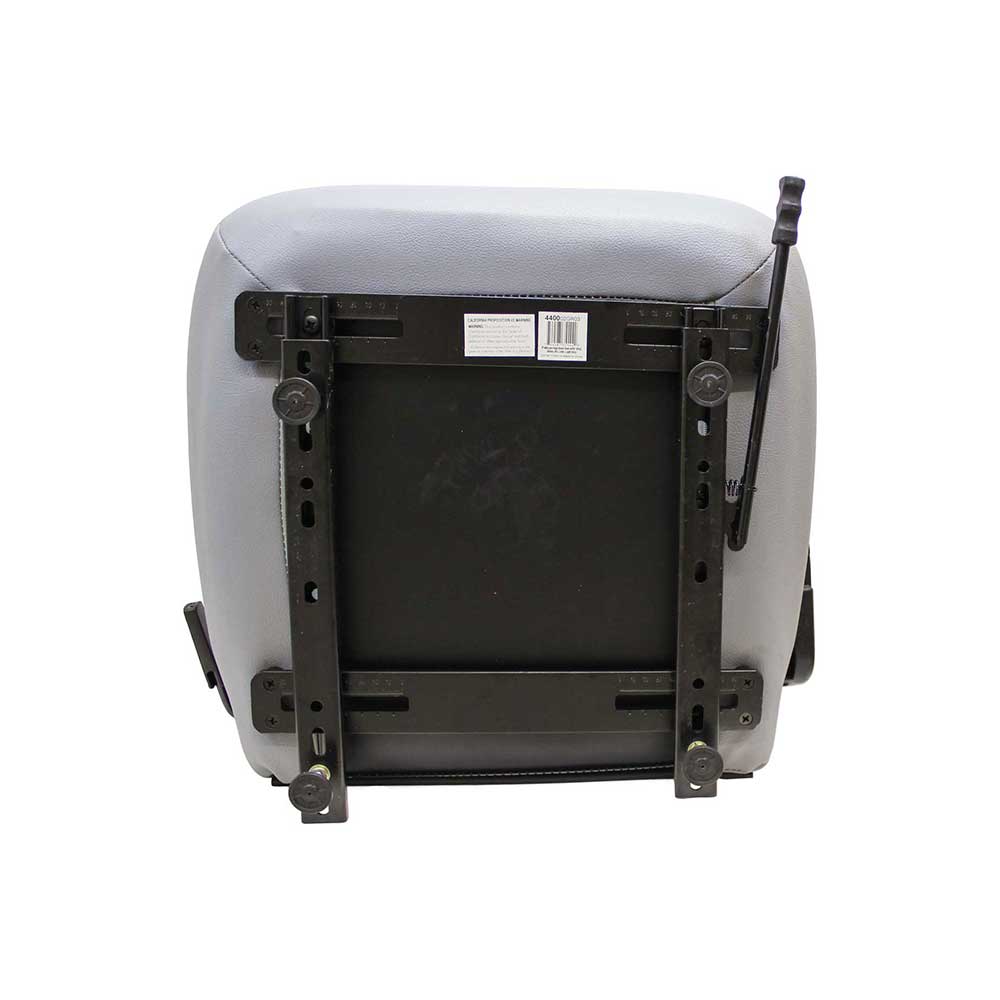 Uni Pro 441 Seat Top Assembly | With Armrests | Gray Vinyl