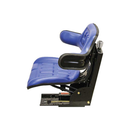 Uni Pro 250 Utility Mechanical Suspension Seat | Economy | Blue Vinyl