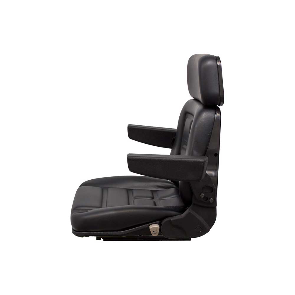 Pilot | Seat Top | Armrests | Slide Rails | Black Vinyl | 7608