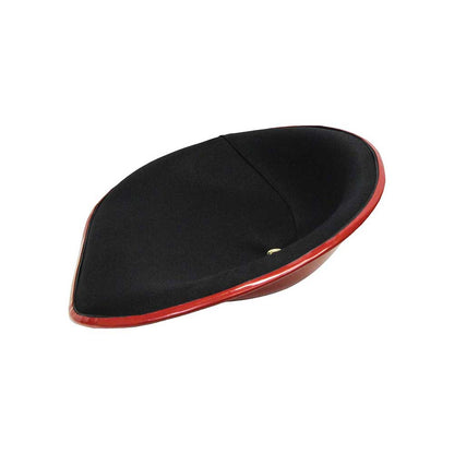Uni Pro International Harvester HM Pan Seat | 4-Bolt Mount Pattern & Brass Ring | Black Canvas