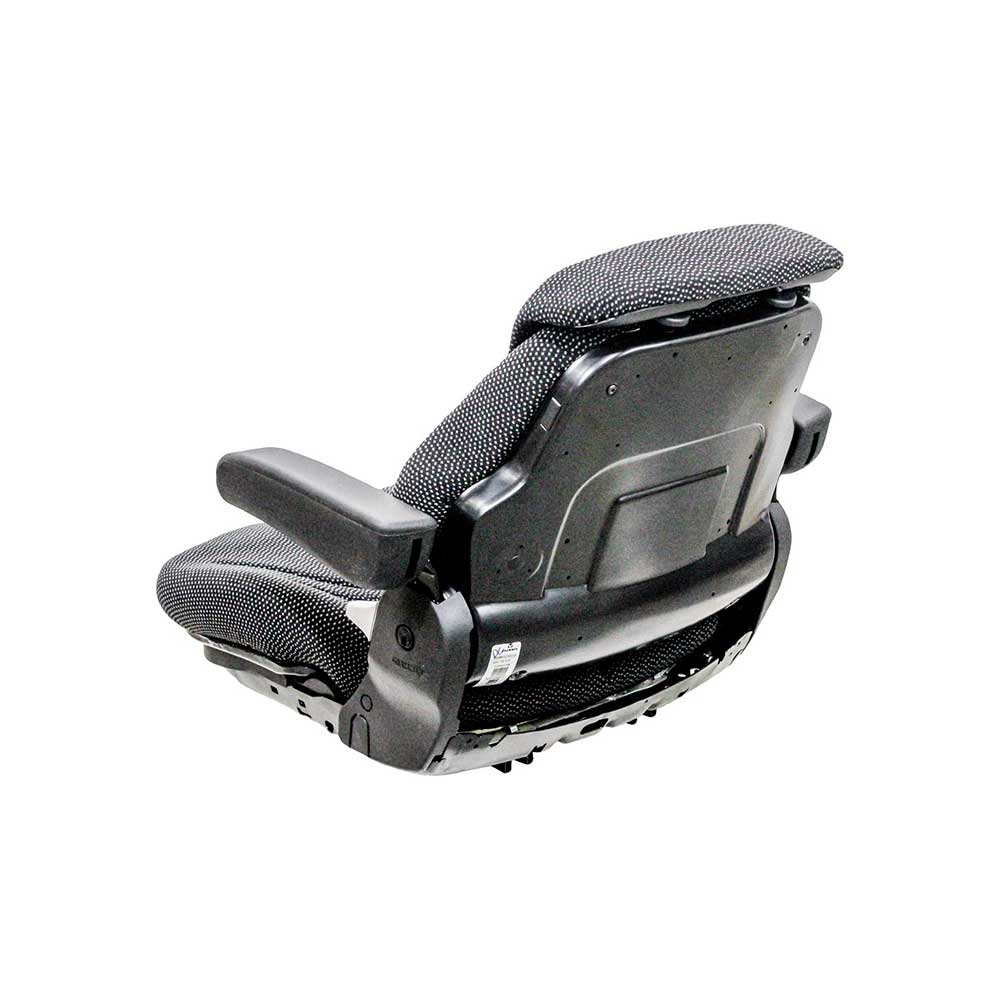 Uni Pro 731 Seat Top Assembly | With Armrests | Black/Gray Fabric