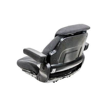 Uni Pro 731 Seat Top Assembly | With Armrests | Black/Gray Fabric