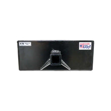 GREYWOLF 2-In. Receiver Hitch Plate Attachment for Mini Skid Steer Loaders | Black Powder Coat