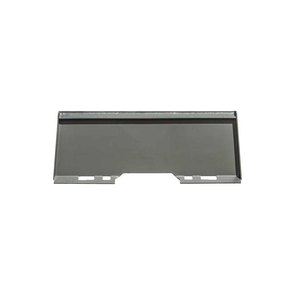 GREYWOLF 2-In. Receiver Hitch Plate Attachment for Skid Steer Loaders | Gray Powder Coat