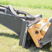 GREYWOLF Backhoe Attachment for Skid Steer Loaders | Gray/Red Powder Coat