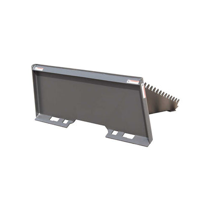 GREYWOLF Stump Bucket Attachment for Skid Steer Loaders | Gray Powder Coat