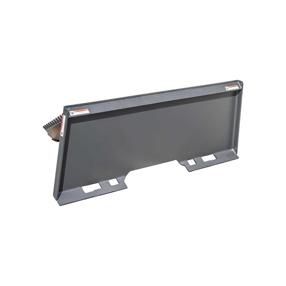 GREYWOLF Stump Bucket Attachment for Skid Steer Loaders | Gray Powder Coat