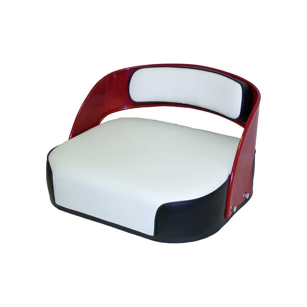Uni Pro International Harvester 560 Deluxe Seat Assembly | Fits 460/560/660 | Black & White Vinyl