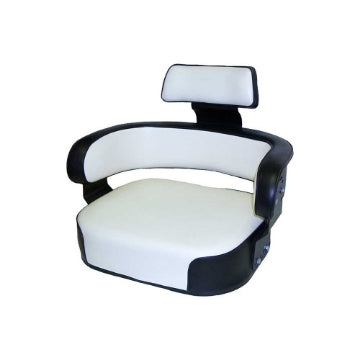 Uni Pro International Harvester 806 Seat Assembly | Black & White Vinyl