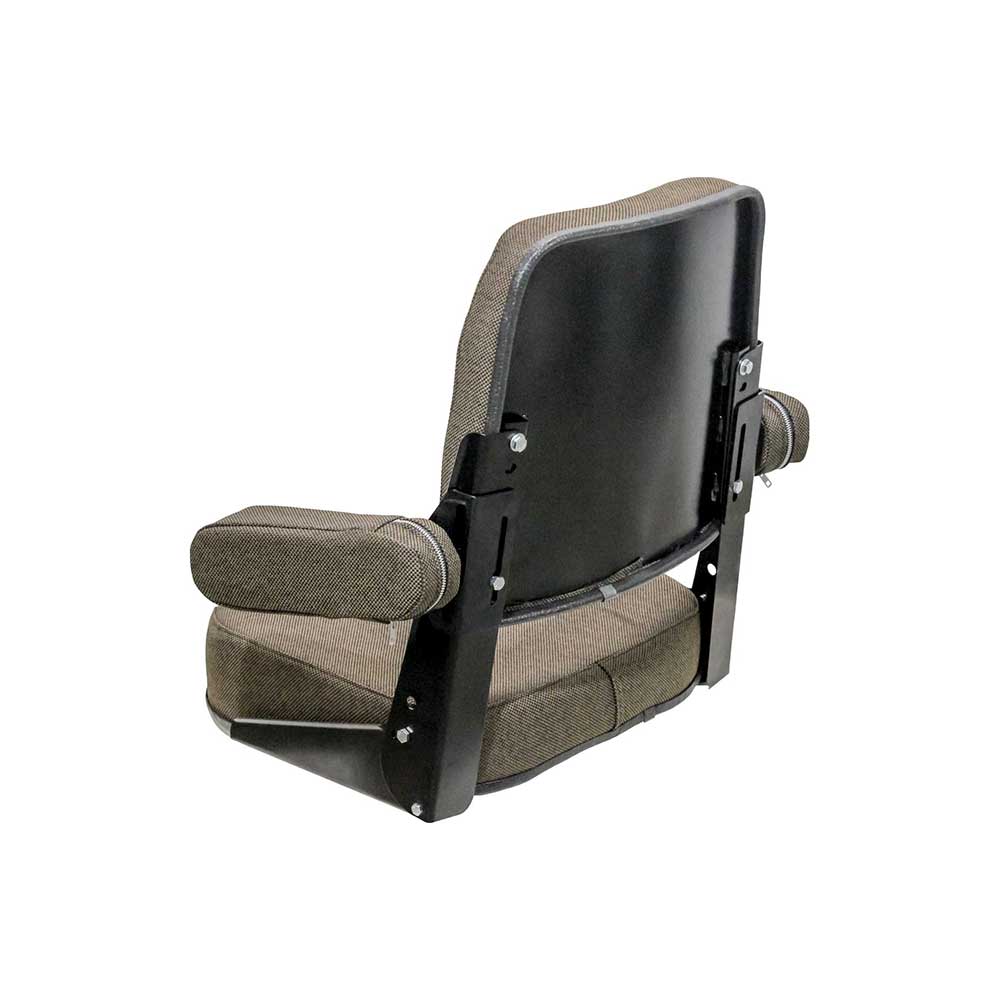 Uni Pro John Deere 200 Comfort Classic Seat Top Assembly | Brown Fabric