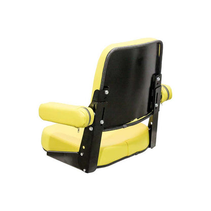 Uni Pro John Deere 200 Comfort Classic Seat Top Assembly | Yellow Vinyl